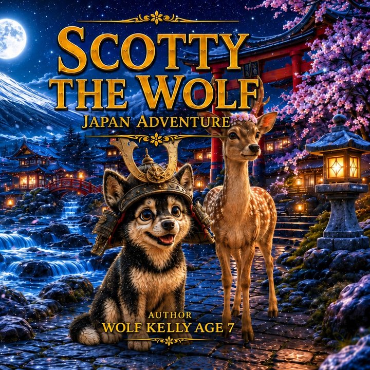 Cover of Scotty the Wolf: Japan Adventure